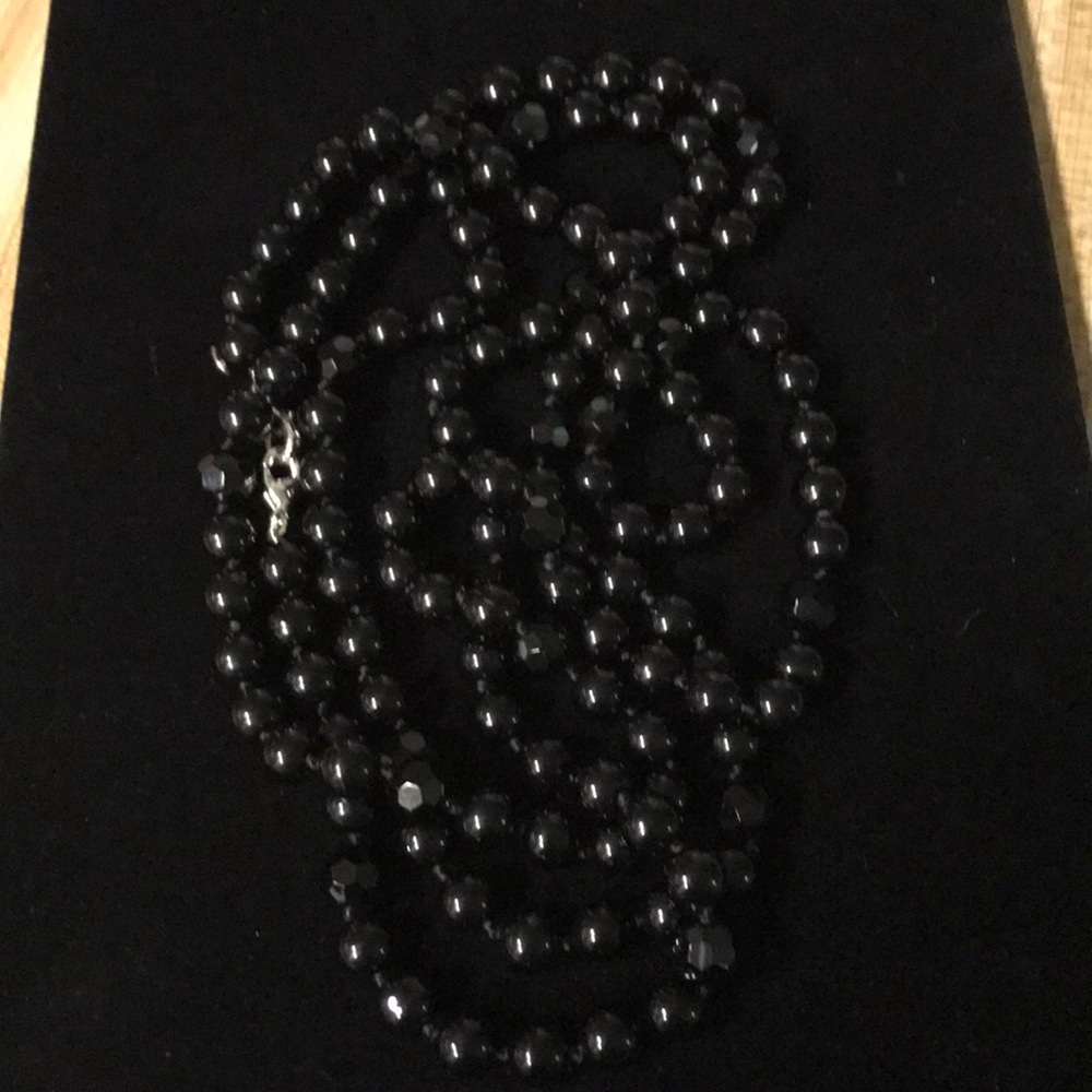 Jet faceted necklace LaCoco necklace by Stella&Dot